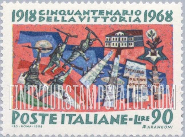 FindYourStampsValue: The Battle of Vittorio Veneto