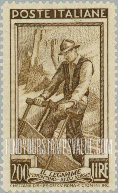 FindYourStampsValue: Blacksmith, Aosta Valley