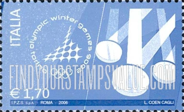 FindYourStampsValue: 2006 Winter Olympics, Turin: Medals