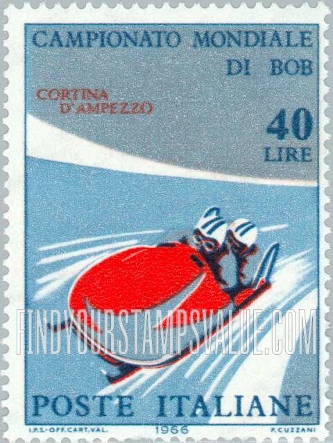 FindYourStampsValue: Two-Man Bobsled