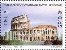 FindYourStampsValue: Rome-Bangkok Foundation: Colosseum, Rome