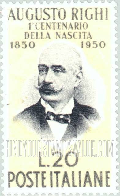 FindYourStampsValue: Augusto Righi