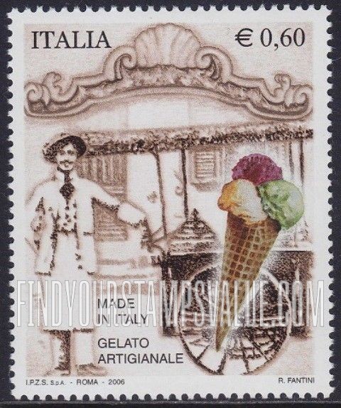 FindYourStampsValue: Items Made in Italy: Gelato