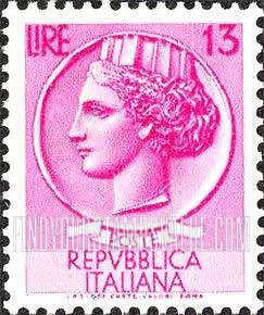 FindYourStampsValue: “Italia” after Syracusean Coin