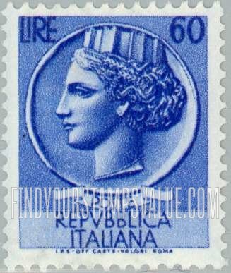 FindYourStampsValue: “Italia” after Syracusean Coin