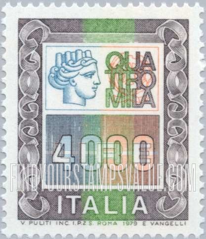 FindYourStampsValue: Italia Type of 1953-54 and 1977-87: Italia