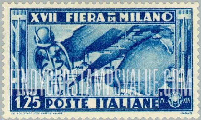 FindYourStampsValue: Map of Italian Industries