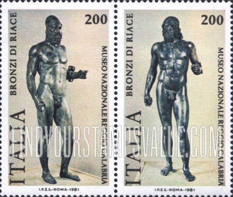FindYourStampsValue: Riace Bronze, 4th Cent. B.C.: Statues