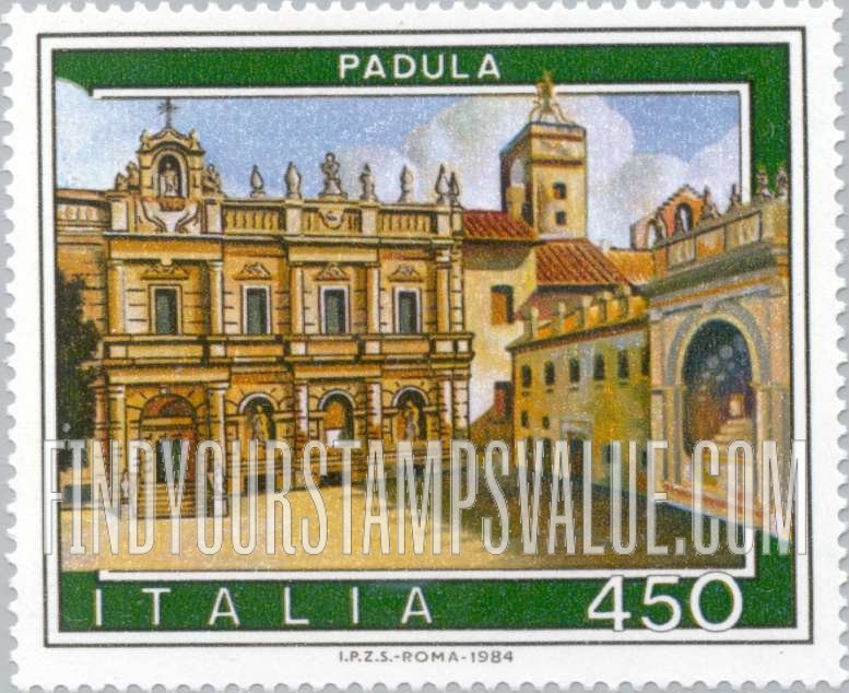 FindYourStampsValue: Tourist Type of 1974: Padula