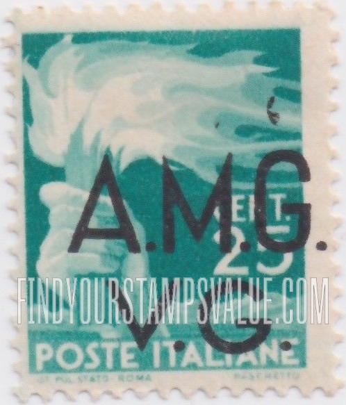 FindYourStampsValue: VENEZIA GIULIA - Torch: Stamps of Italy, 1945-47