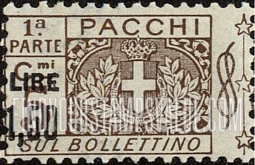 FindYourStampsValue: PARCEL POST - Pacchi Postali: Surcharged