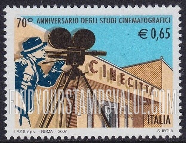 FindYourStampsValue: Cinecittà Film Studios, Rome, 70th Anniversary