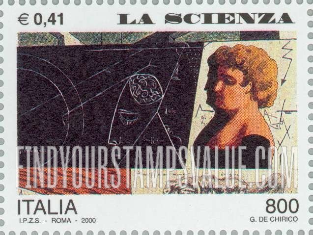 FindYourStampsValue: Millennium Type of 2000: Science