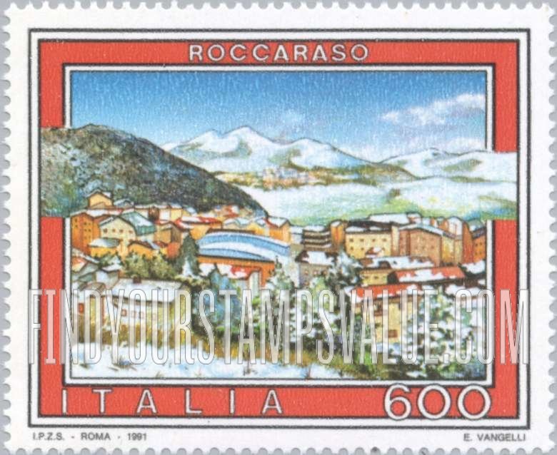 FindYourStampsValue: Tourist Type of 1974: Roccaraso