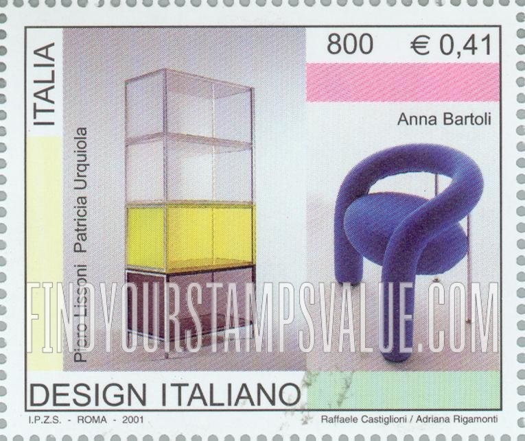 FindYourStampsValue: Italian Design: Piero Lissoni, Patricia Urquiola and Anna Bartoli
