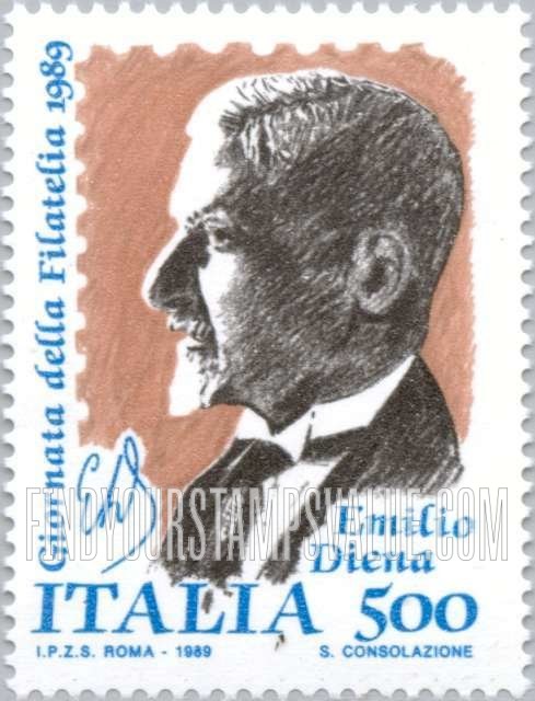 FindYourStampsValue: Stamp Day: Emilio Diena
