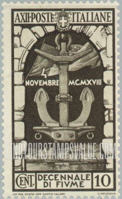FindYourStampsValue: Anchor of the “Emanuele Filiberto”