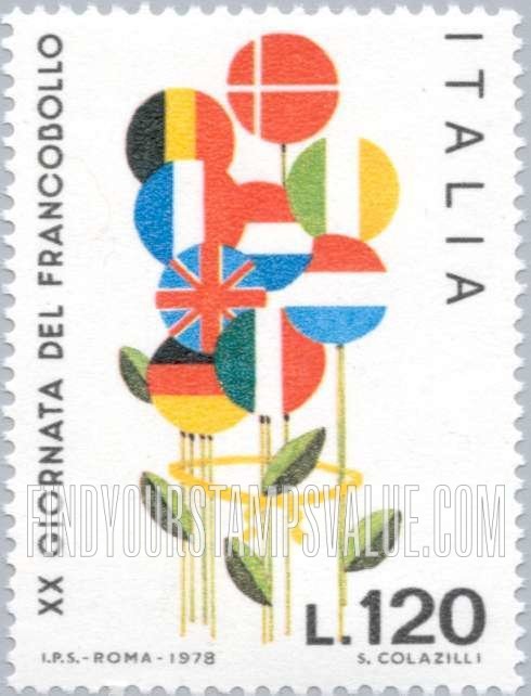 FindYourStampsValue: Flags as Flowers