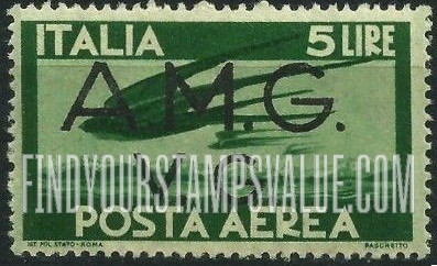 FindYourStampsValue: OCCUPATION AIR POST - Swallows in Flight