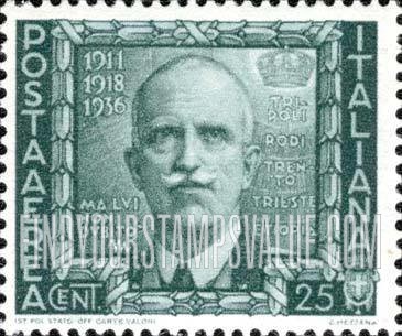 FindYourStampsValue: AIR POST - King Victor Emmanuel III