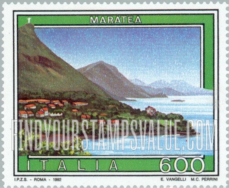 FindYourStampsValue: Tourism Type of 1974: Maratea