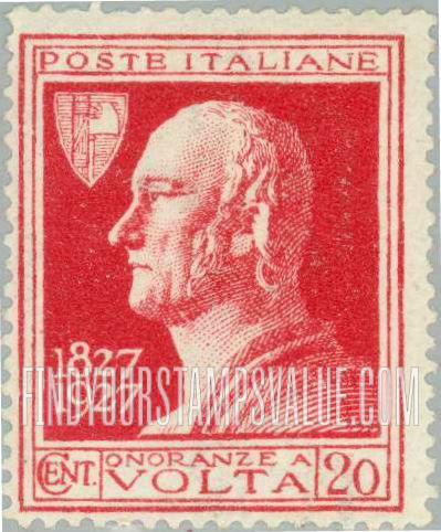 FindYourStampsValue: Alessandro Volta