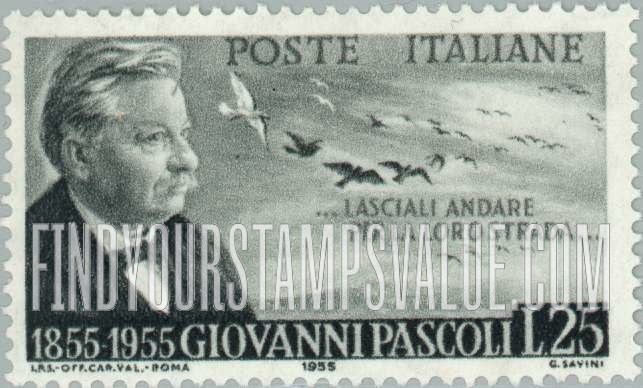 FindYourStampsValue: Giovanni Pascoli
