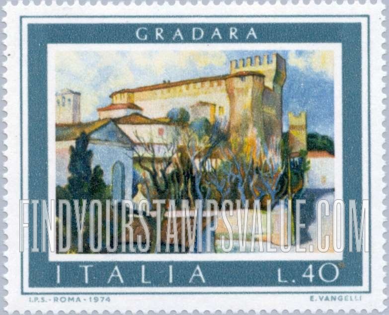FindYourStampsValue: View of Gradara