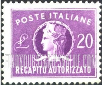 FindYourStampsValue: AUTHORIZED DELIVERY - “Italia”