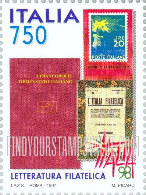 FindYourStampsValue: Italia β98, World Philatelic Exhibition, Milan: Philatelic literature