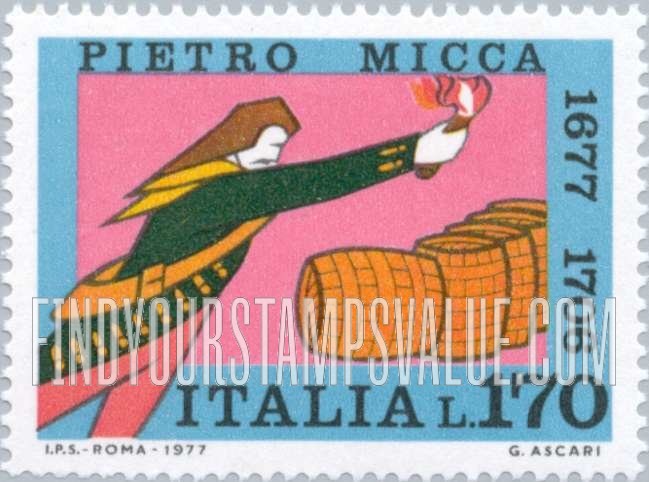 FindYourStampsValue: Micca Setting Fire
