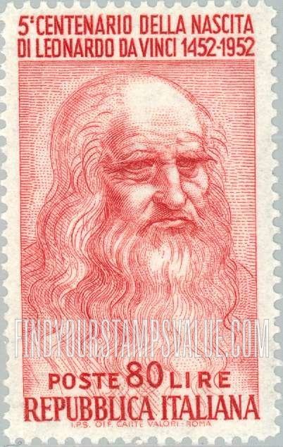 FindYourStampsValue: Leonardo da Vinci