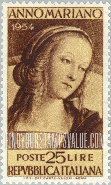 FindYourStampsValue: Madonna, Perugino