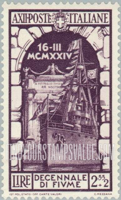 FindYourStampsValue: Anchor of the “Emanuele Filiberto”