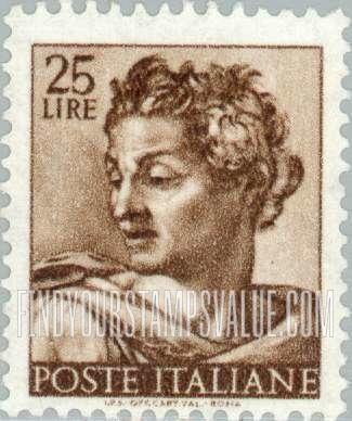 FindYourStampsValue: Designs from Sistine Chapel by Michelangelo: Isaiah