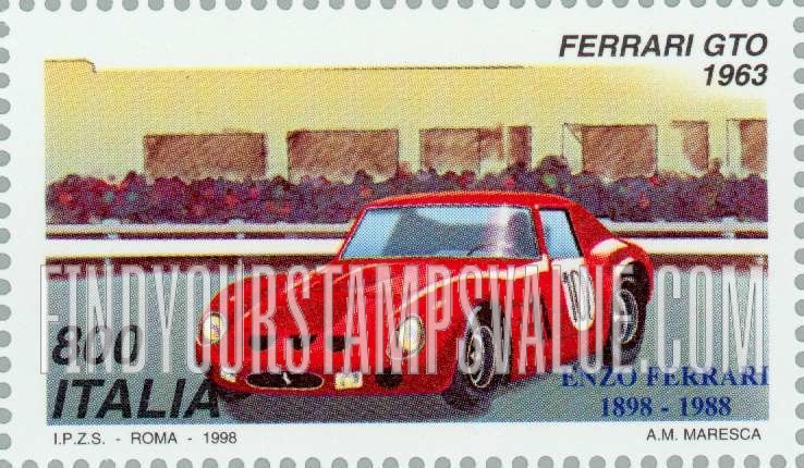 FindYourStampsValue: Enzo Ferrari (1898-1988) Automobile Manufacturer: 1963 Ferrari GTO
