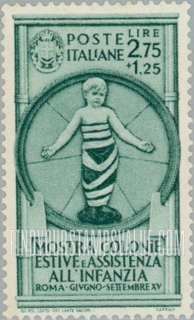 FindYourStampsValue: “Il Bambino” by della Robbia