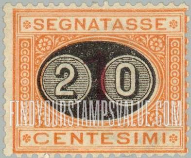 FindYourStampsValue: POSTAGE DUE - Numeral Value: Surcharged in Black