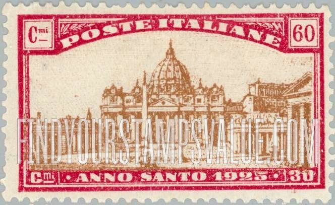 FindYourStampsValue: SEMI-POSTAL - St. Peter’s Basilica