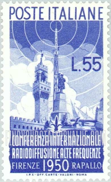 FindYourStampsValue: Radio Mast and Tower of Florence