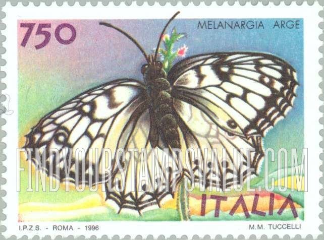 FindYourStampsValue: Butterflies: Melanargia arge