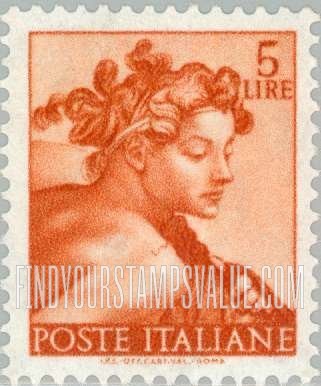 FindYourStampsValue: Designs from Sistine Chapel by Michelangelo: Heads of various “slaves”