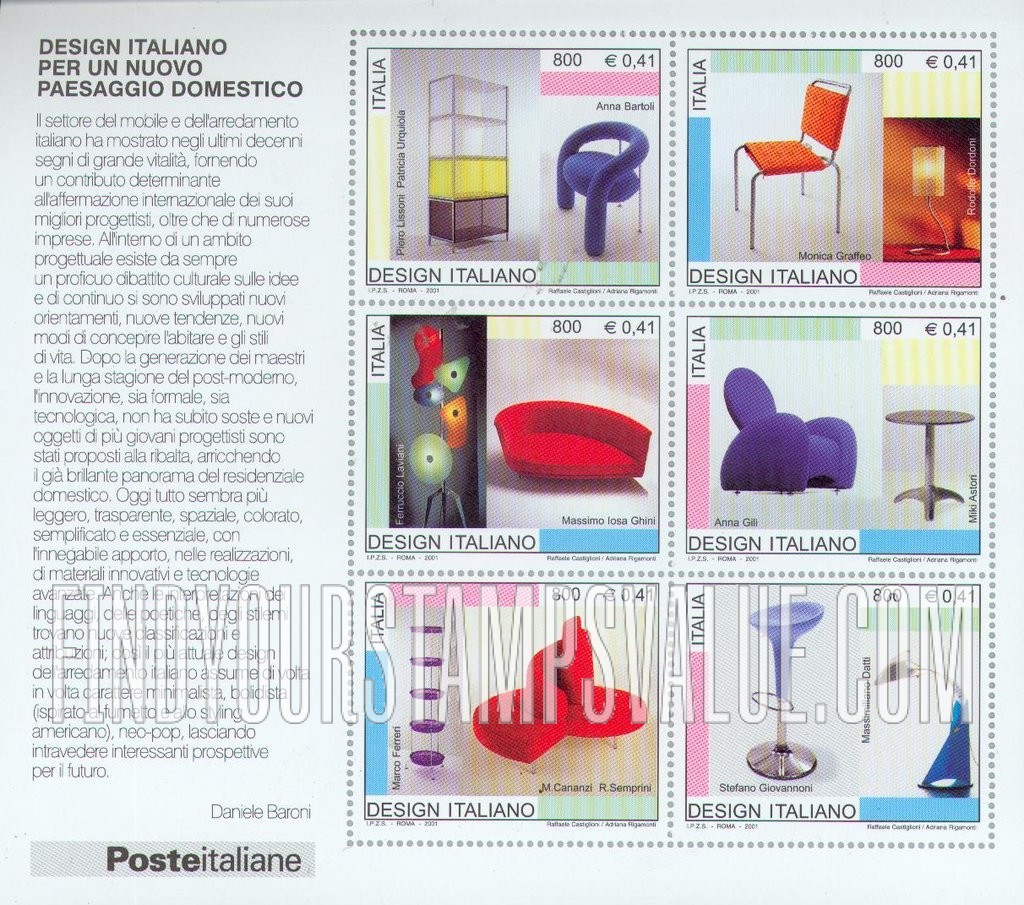 FindYourStampsValue: Italian Design
