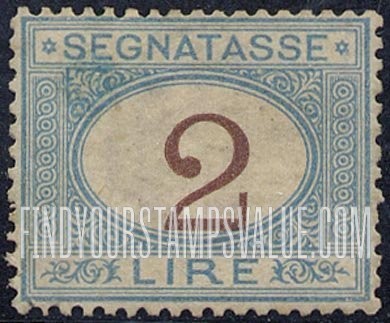 FindYourStampsValue: POSTAGE DUE - Numeral Value