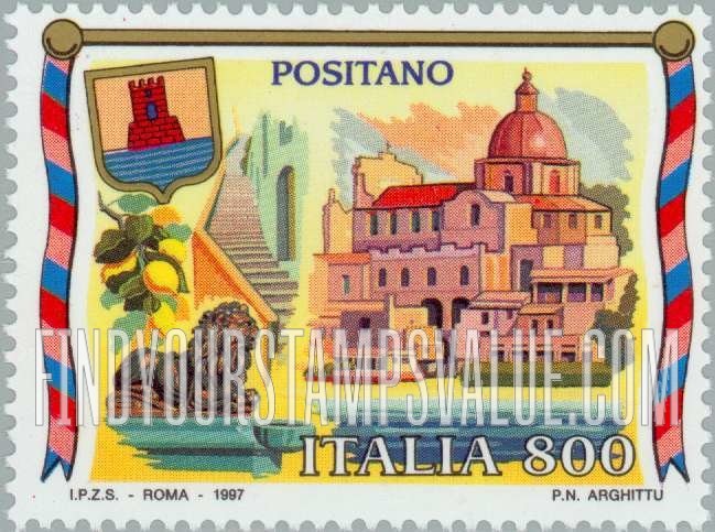 FindYourStampsValue: Tourism: College of Assumption of the Holy Mary, Positano