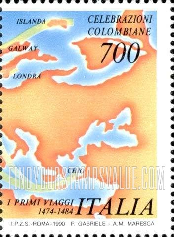 FindYourStampsValue: Columbus’s First Voyage, 1474-1484