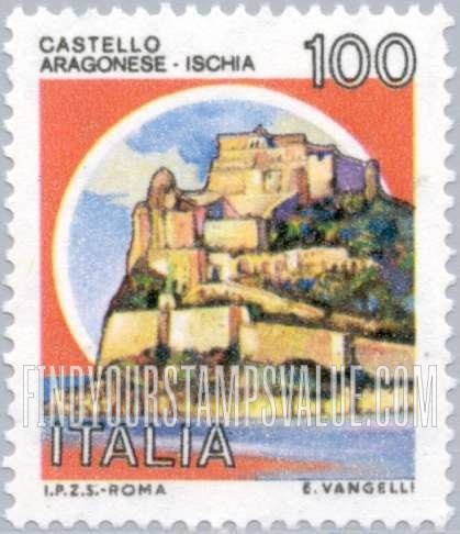 FindYourStampsValue: Castles: Aragonese, Ischia