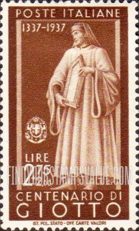 FindYourStampsValue: Giotto di Bondone