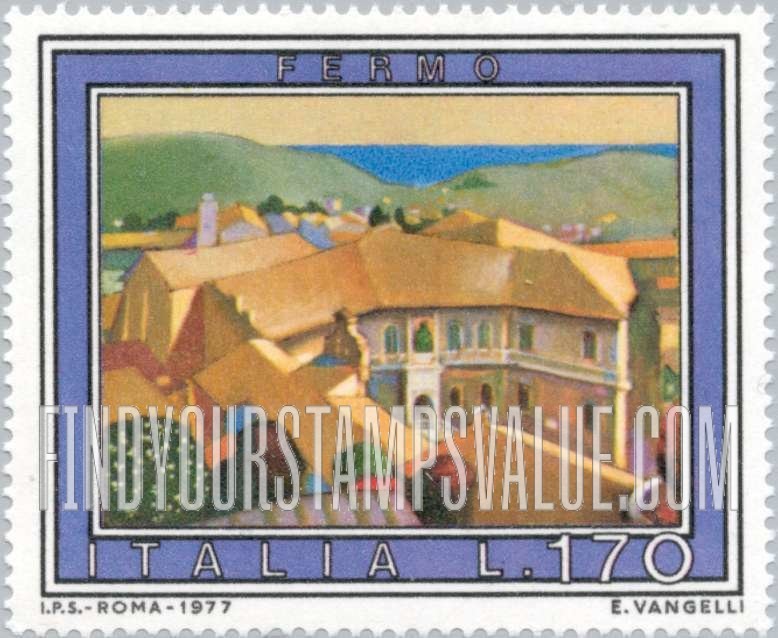 FindYourStampsValue: Tourist Type of 1974: Fermo