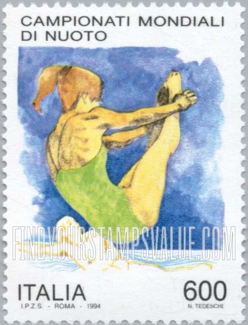 FindYourStampsValue: World Swimming Championships: Diving